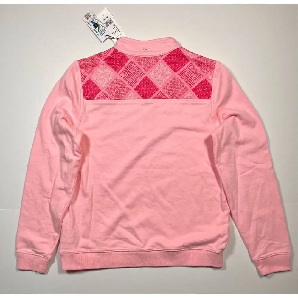 Vineyard Vines 144th Kentucky Derby 2018 Patchwork Shep Shirt Girls XL 16 NWT